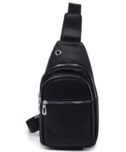Fashion Sling Backpack XON10X BLACK/